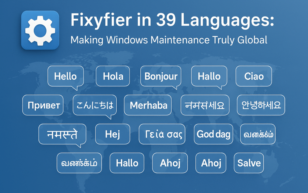 Making Windows Maintenance Truly Global